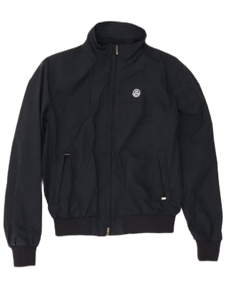 North Sails Veste Bomber Homme UK 36 Petit Bleu Marine Polyamide