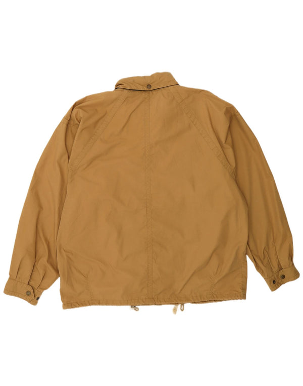 Stratos Veste bomber à capuche pour homme UK 40 Large Beige Polyester