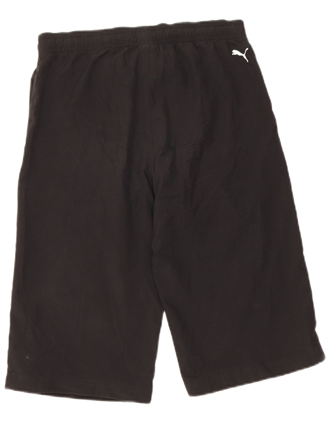 Puma Short de Sport Graphique Garçon 11-12 Ans Noir Polyester