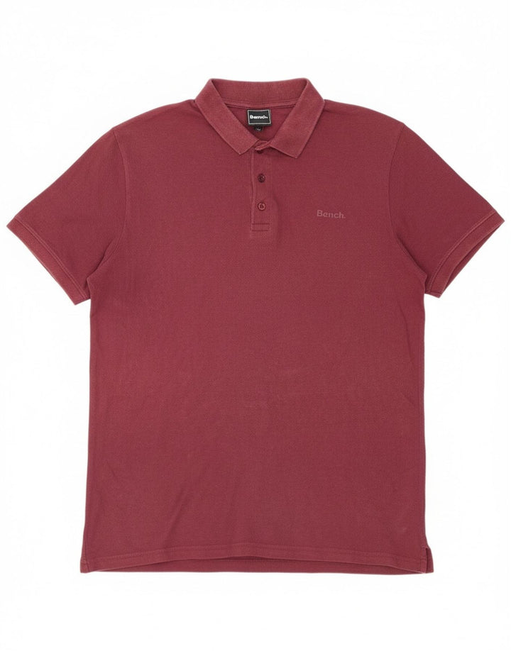 Bench Polo Homme XL Bordeaux Coton