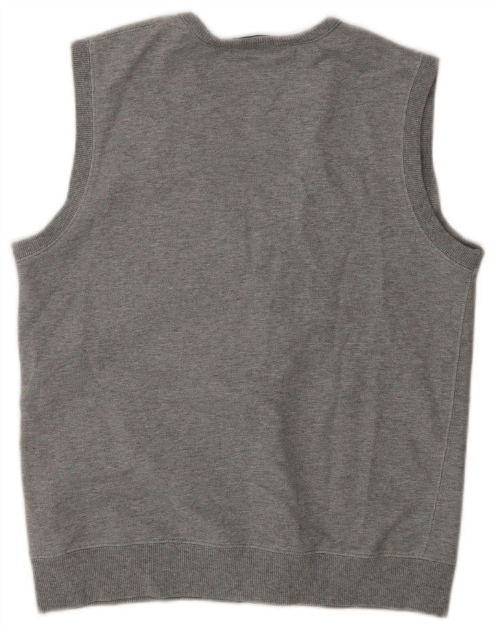 K-Way Veste de survêtement sans manches pour garçon 12-13 ans Gris moyen en coton