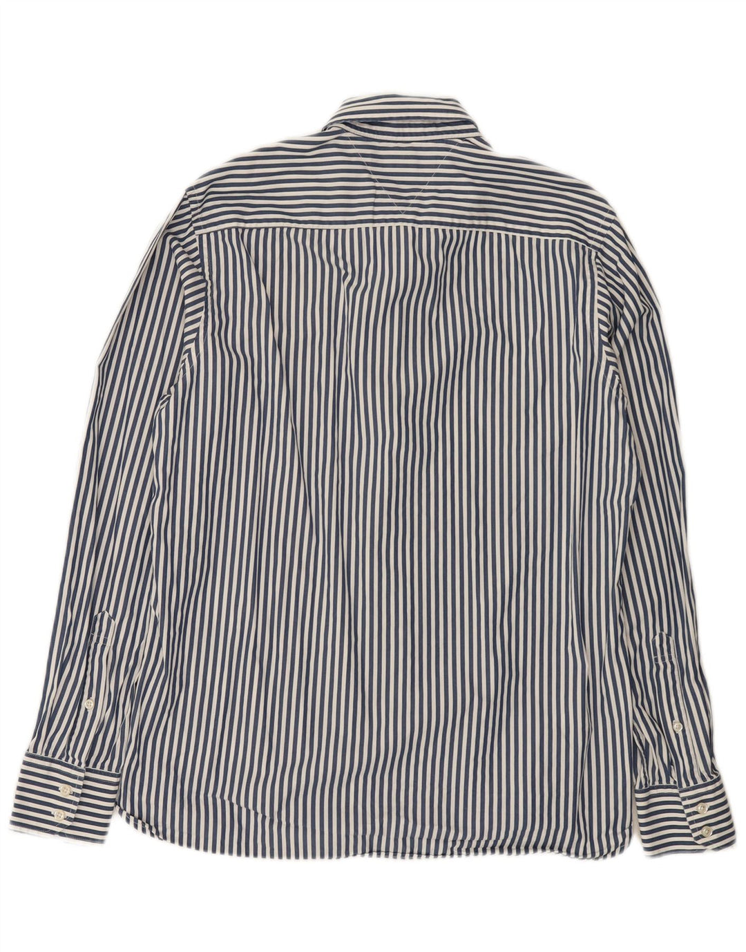 Tommy Hilfiger Chemise Homme Bleu Moyen Rayé Coton