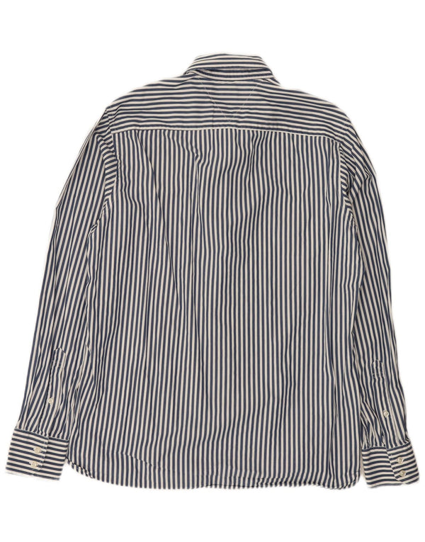 Tommy Hilfiger Chemise Homme Bleu Moyen Rayé Coton
