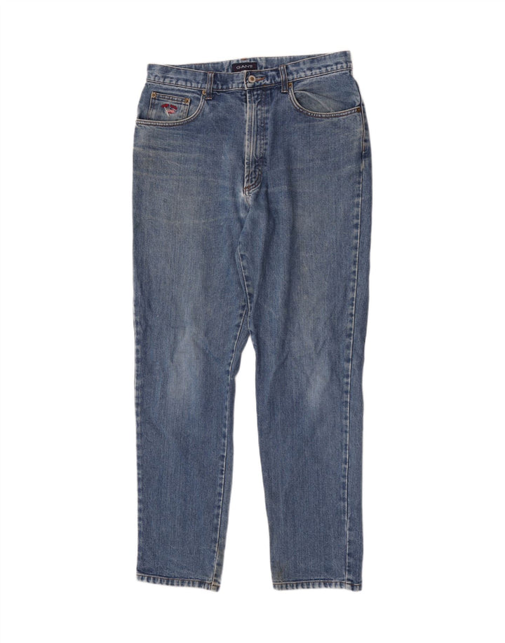 Gant Jean Tapered Homme W34 L32 Bleu Coton