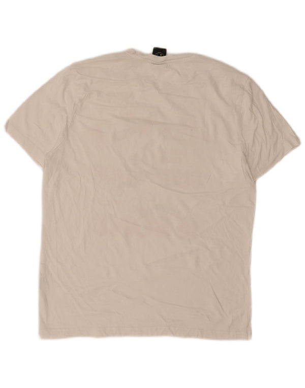 Maui and Sons T-Shirt Graphique Homme Blanc Moyen Coton