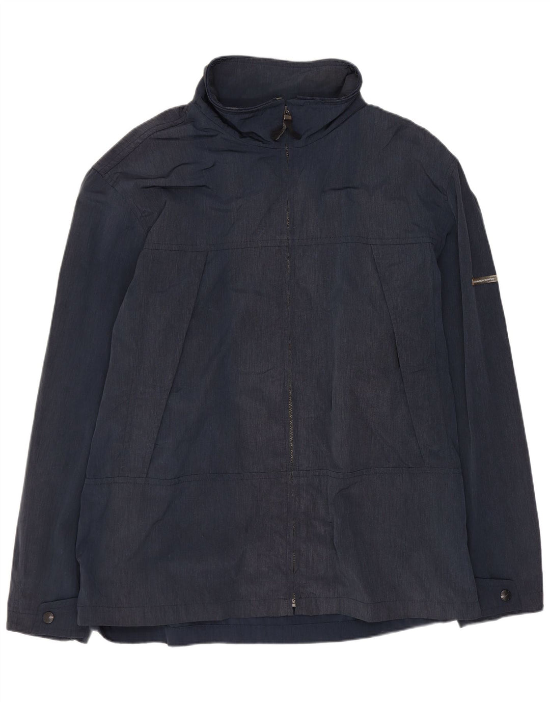 Trussardi Veste de Pluie Homme IT 52 XL Bleu Marine Polyamide