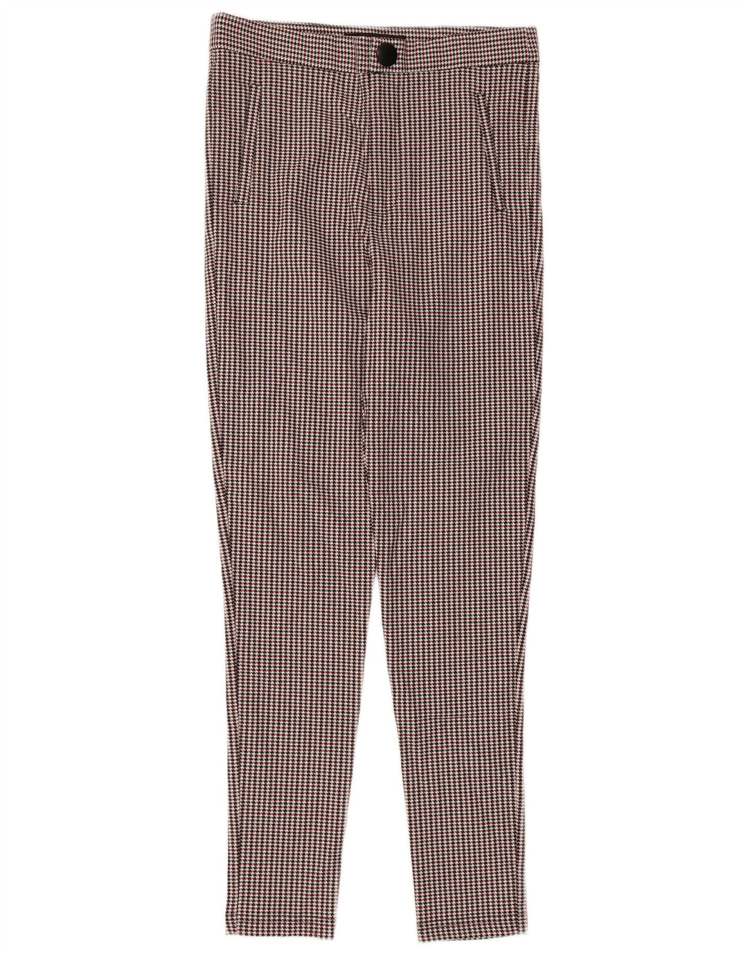 Pantalon de costume slim femme ZARA moyen W28 L27 pied de poule multicolore