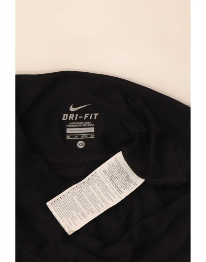 Nike Legging Dri Fit Femme UK 6 XS Noir Polyester