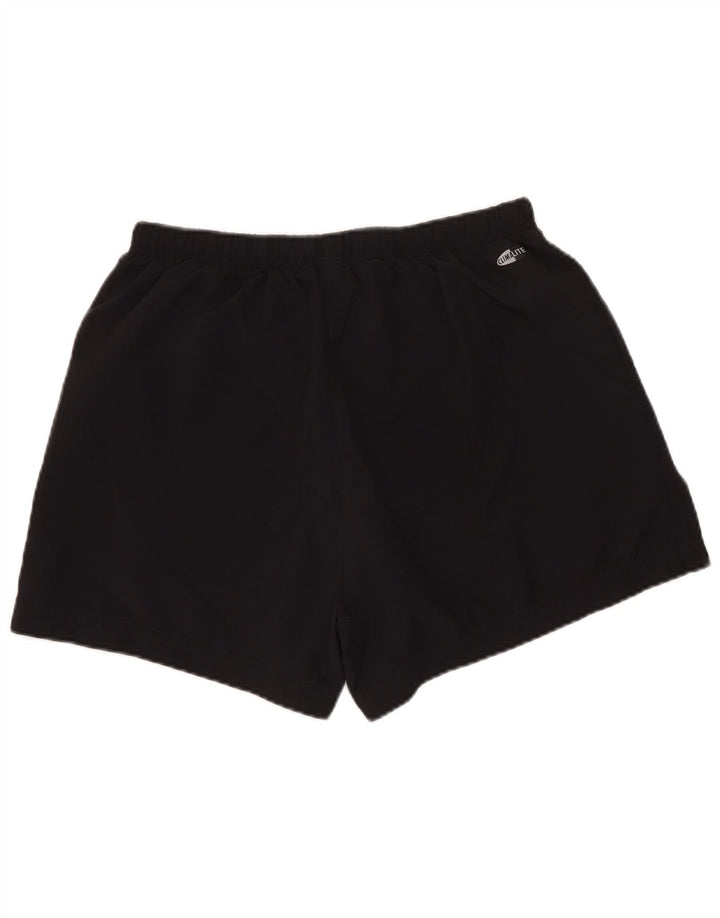 Adidas Short de sport pour femme UK 12 Medium Noir Polyester