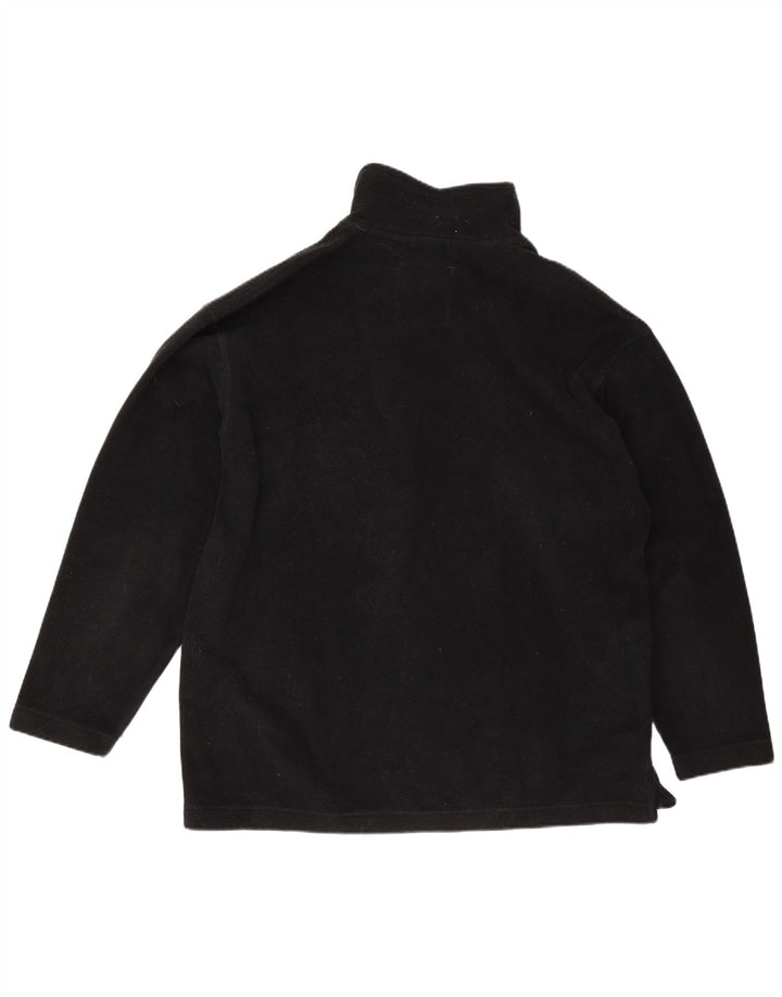 Murphy & Nye Pull polaire à col zippé pour homme XL Noir Polyester