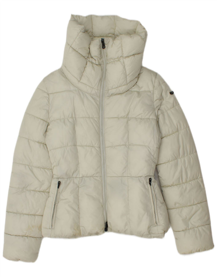 Refrigiwear Veste matelassée Femme IT 42 Medium Off White Polyamide