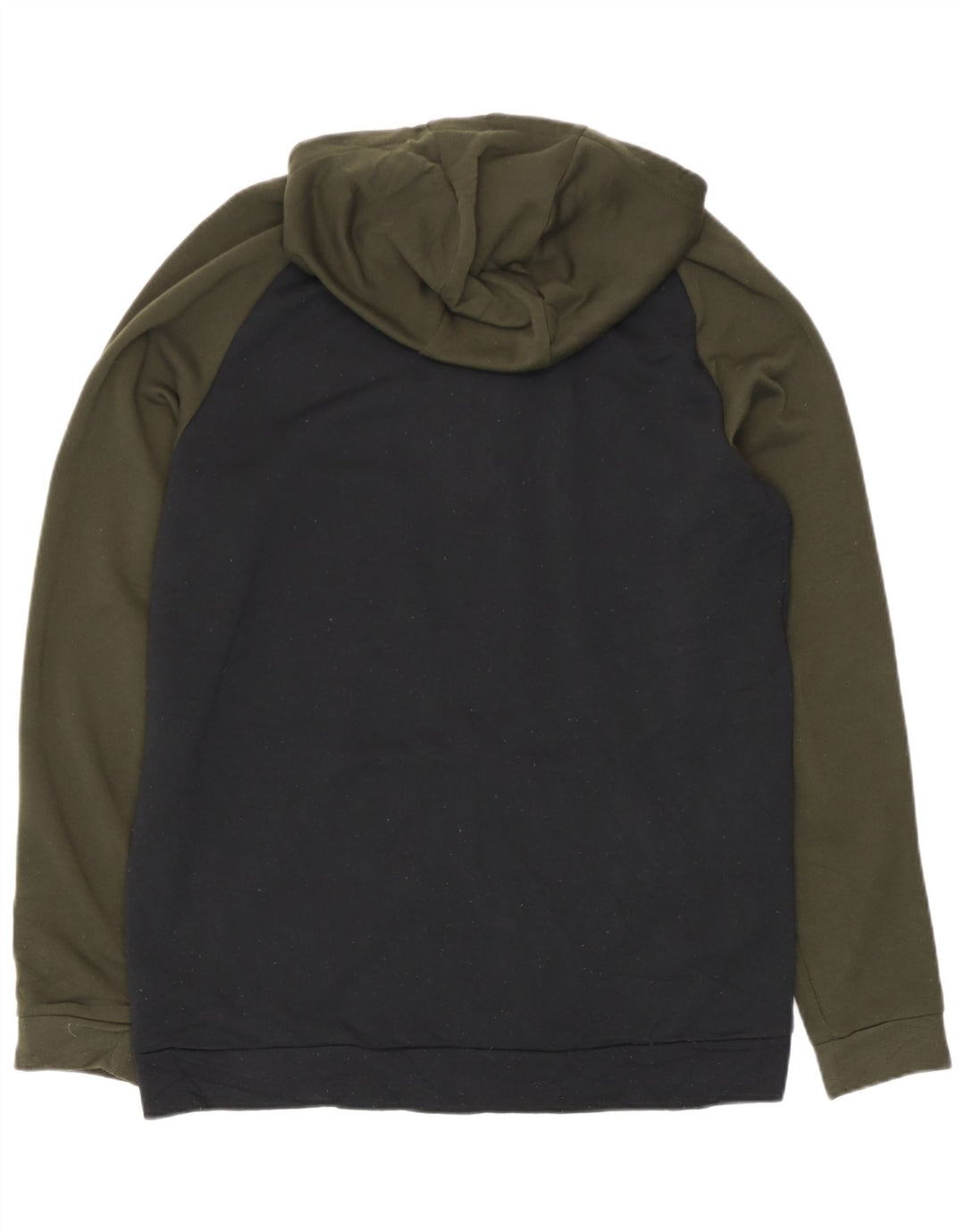 Nike Pull à capuche zippé pour homme Grand polyester color block noir