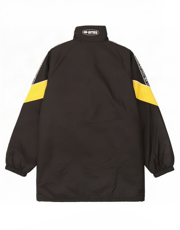 Errea Manteau matelassé surdimensionné graphique pour hommes UK 40 Large Black Colourblock