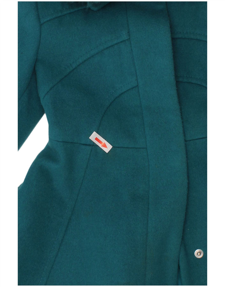 Monsoon Pardessus Fille 5-6 Ans Turquoise Polyester