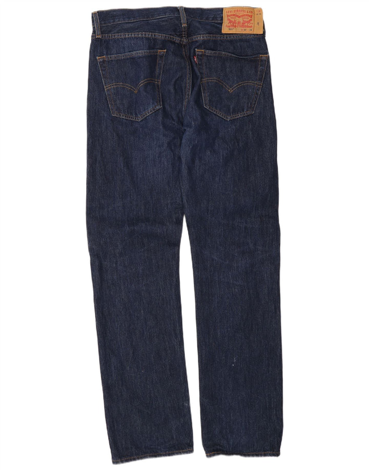 Levi's Jean Droit 501 Homme Bleu W33 L34 Coton