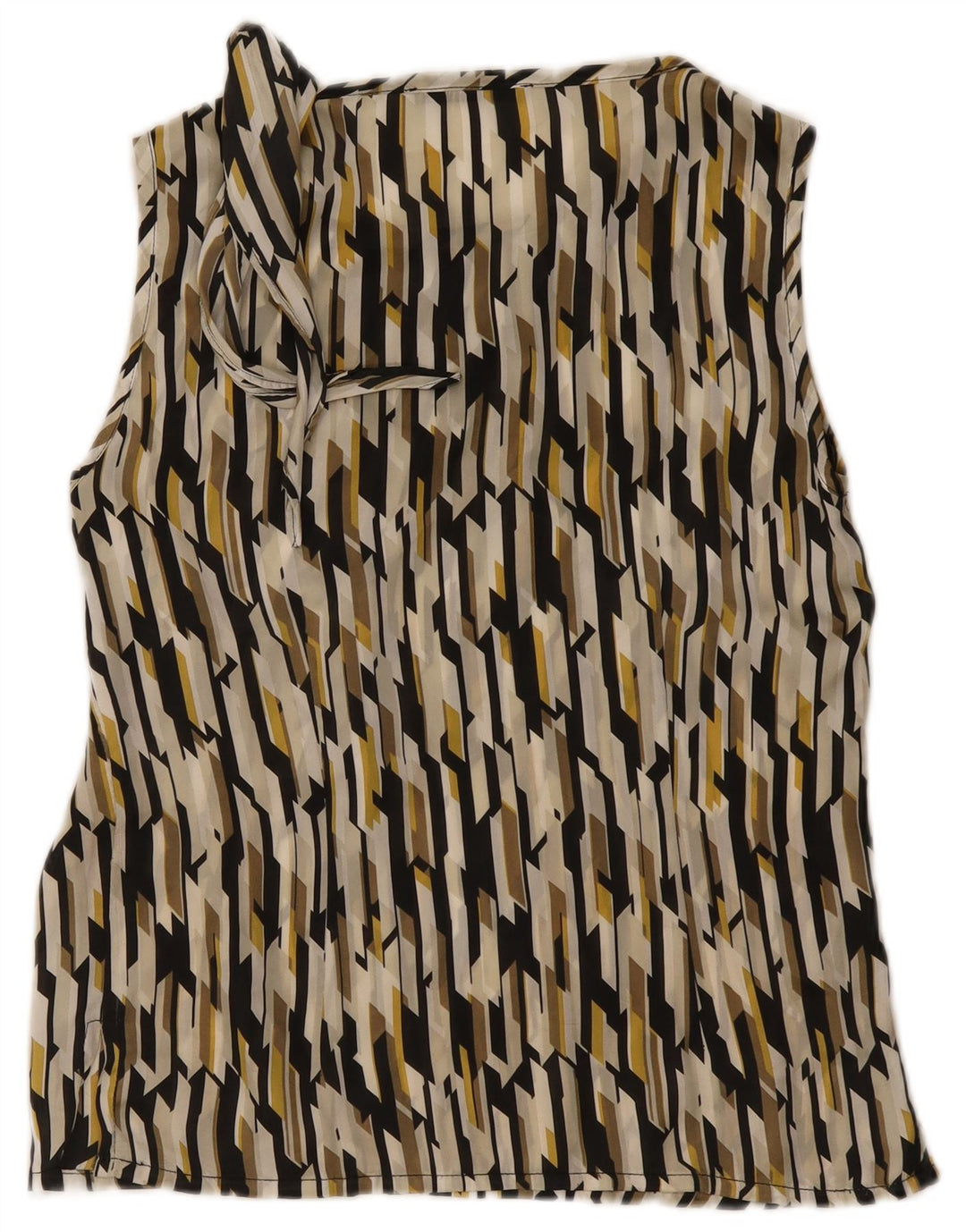 Fiorella Rubino Chemisier Femme Top UK 12 Moyen Multicolore Géométrique