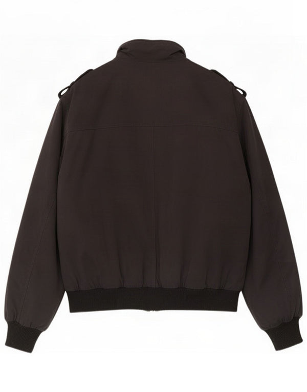 Enrico Coveri Bomber Homme UK 40 Large Noir Polyester