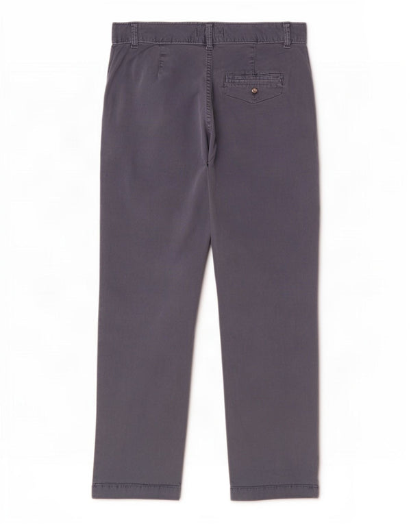 Marks & Spencer Pantalon Chino Femme UK 10 Small W32 L27 Bleu Marine