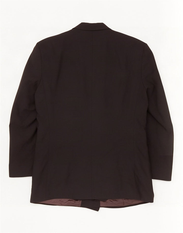 Marks & Spencer Veste blazer croisée pour homme UK 44 XL Noir Polyester