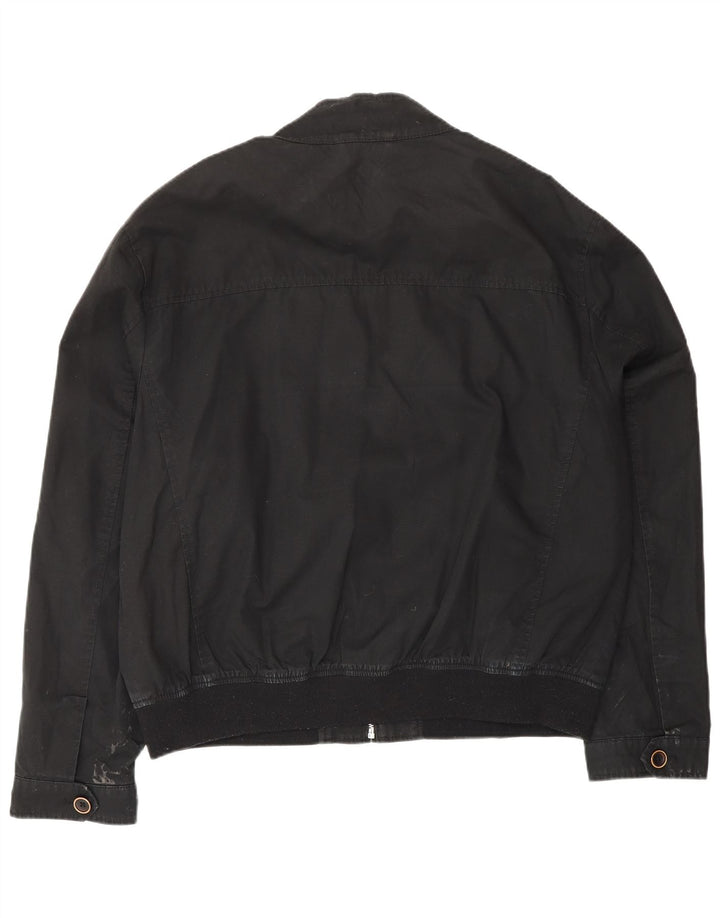 Marks & Spencer Veste Bomber Autographe Homme UK 42 XL Coton Noir