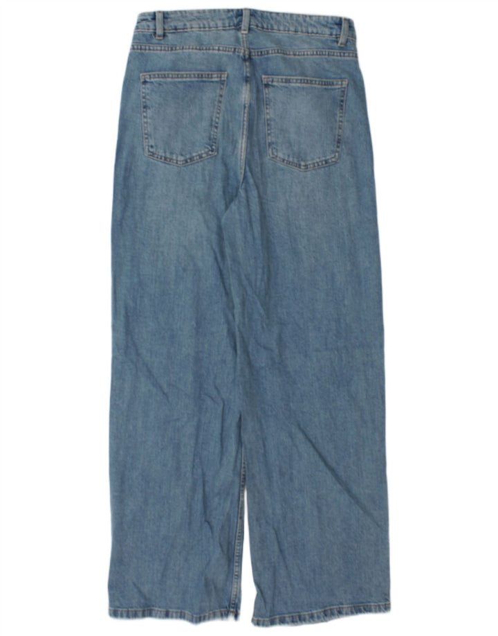 Marks & Spencer Jean large pour femme UK 12 Medium W30 L30 Bleu