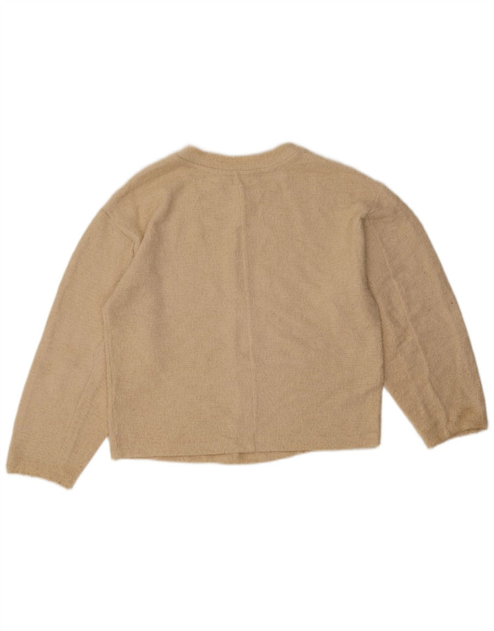 Marks & Spencer Chemisier surdimensionné pour femme UK 6 XS Beige Coton