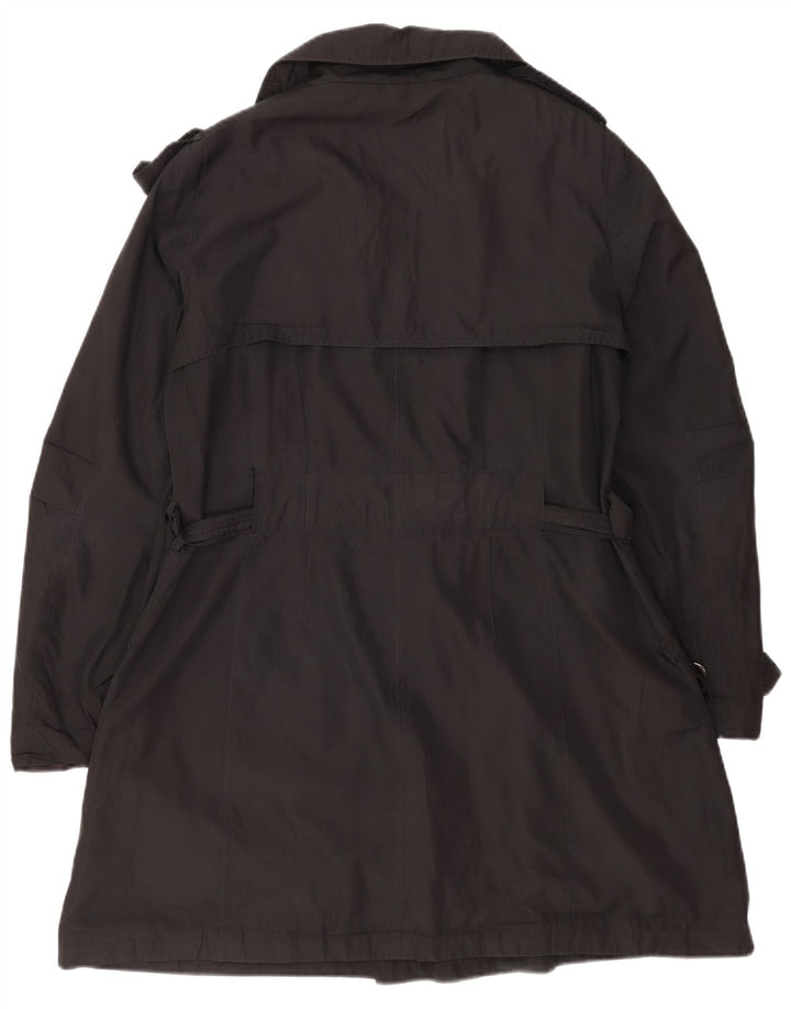 Zara Trench Femme UK 18 XL Noir