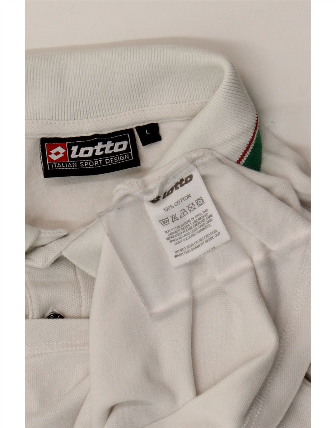Lotto Polo Homme Grand Blanc Coton