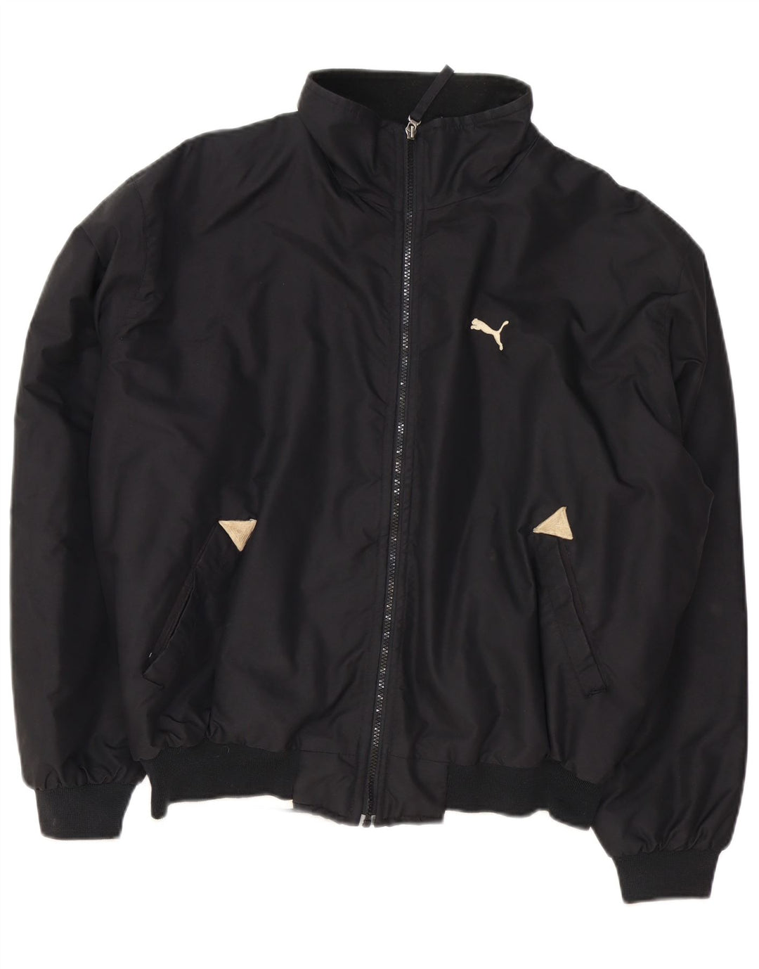 Puma Veste Bomber Coupe Ample Homme UK 38 Noir Moyen