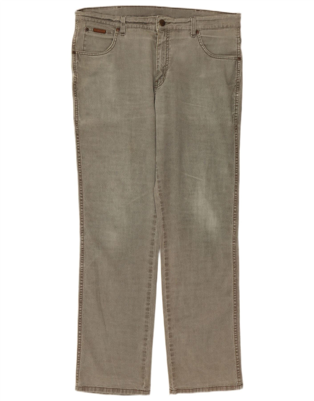 Wrangler Jean Droit Texas Stretch Homme W36 L32 Gris Coton