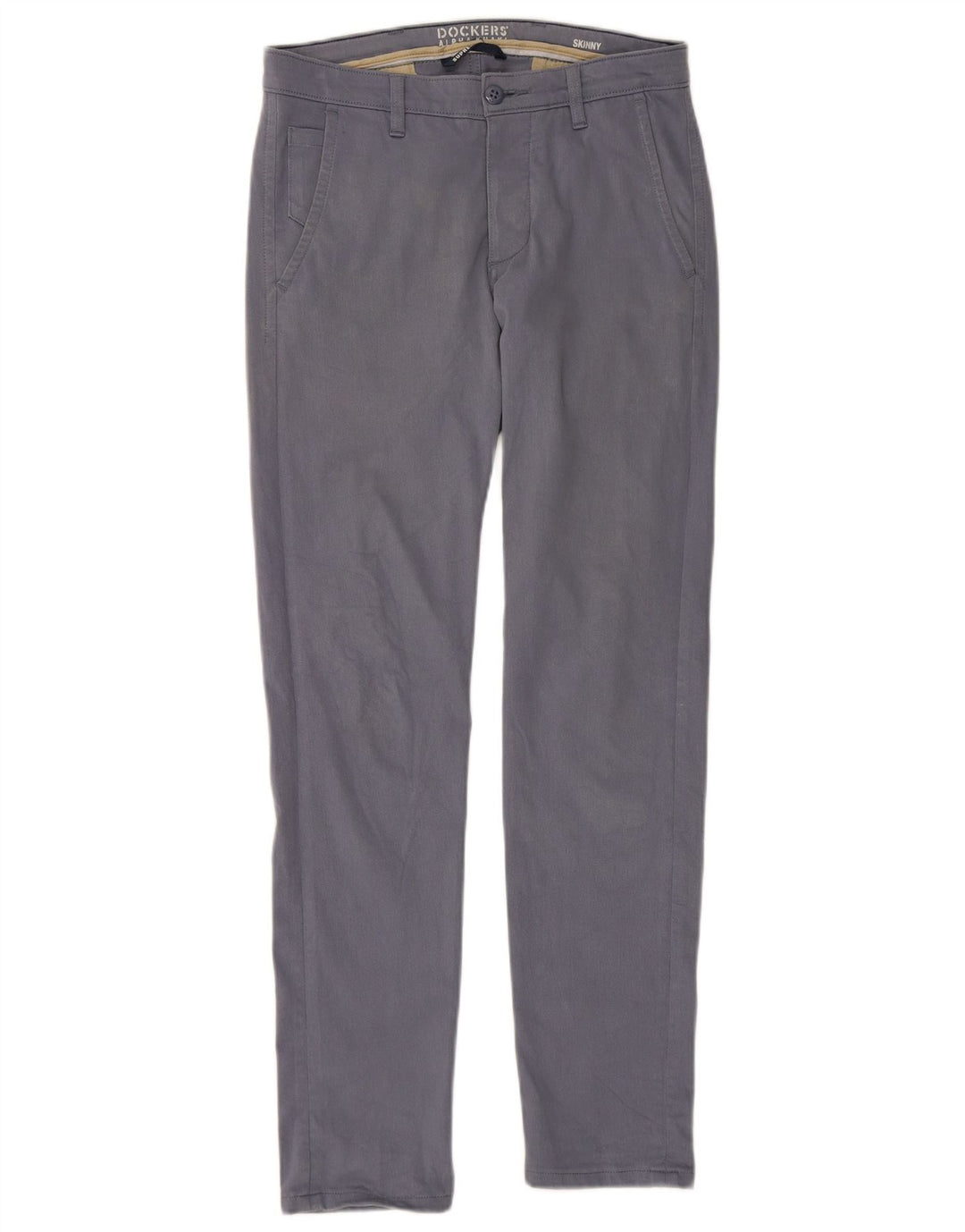 DOCKERS Pantalon Chino Skinny Homme W29 L32 Bleu Coton