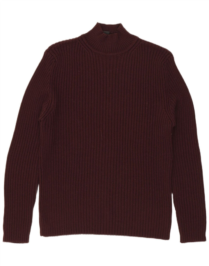 Marlboro Classics Pull Col Roulé Homme Bordeaux Moyen