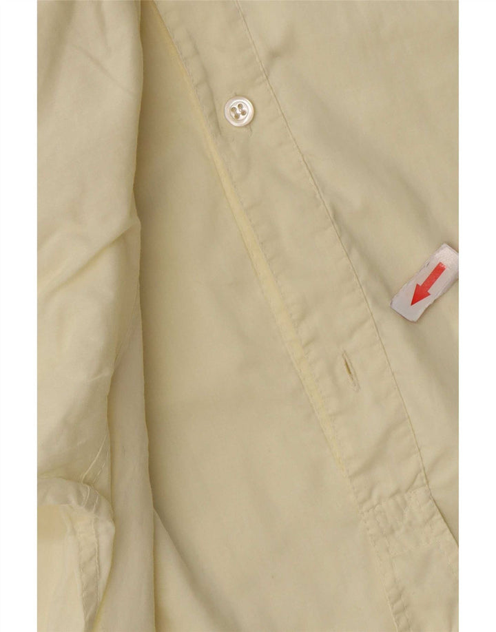 Umberto Ginocchietti Chemise pull à manches courtes pour homme IT 52 Large Jaune