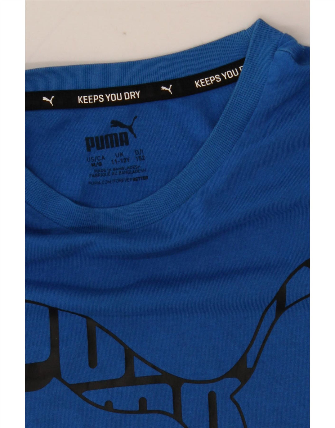 Puma T-Shirt Graphique Garçon 11-12 ans Bleu