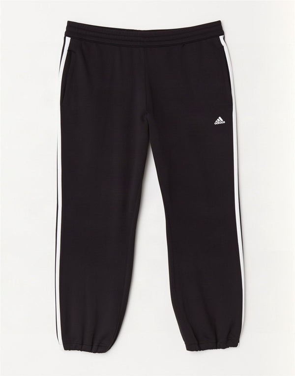 Adidas Pantalon de survêtement pour femme Joggers UK 14 Large Noir Polyester
