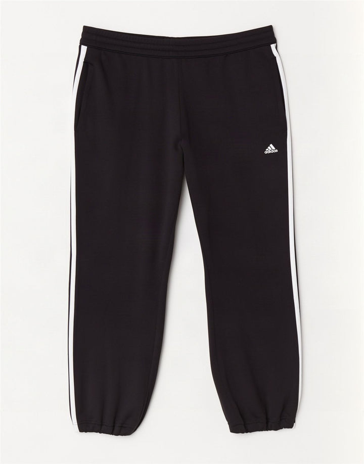 Adidas Pantalon de survêtement pour femme Joggers UK 14 Large Noir Polyester