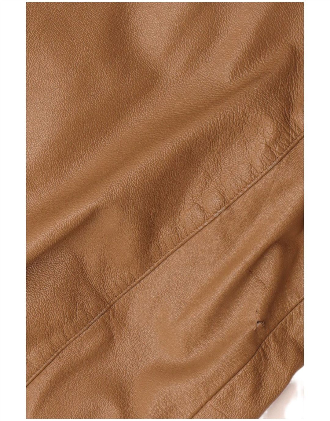 veste en cuir homme vintage IT 54 XL Cuir colorblock beige
