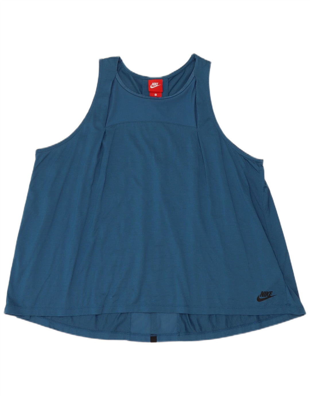 Nike Débardeur surdimensionné pour femme UK 16 Large Bleu Coton
