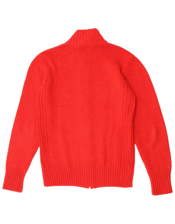 Datch Cardigan graphique pour femme UK 14 Rouge moyen Polyester