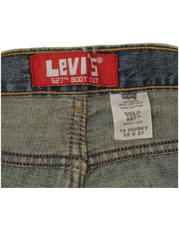 LEVI'S Jean Bootcut Husky pour garçon 11-12 ans W32 L27 Bleu Coton