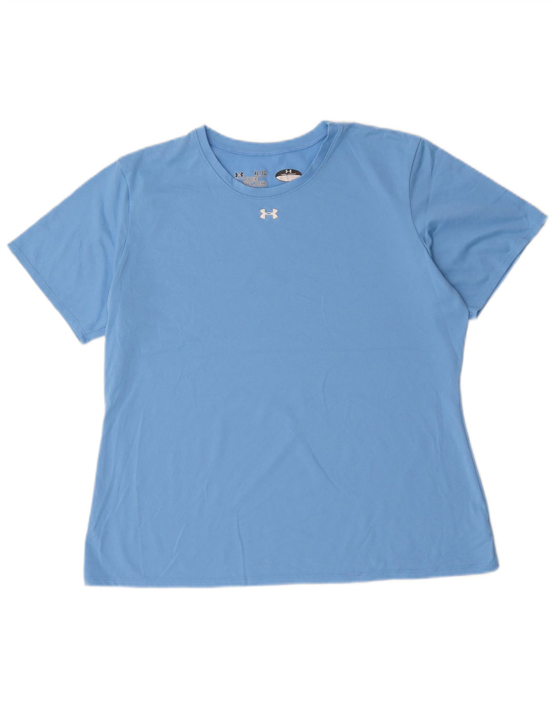 UNDER ARMOUR T-shirt Heat Gear pour femme UK 18 XL Bleu Polyester