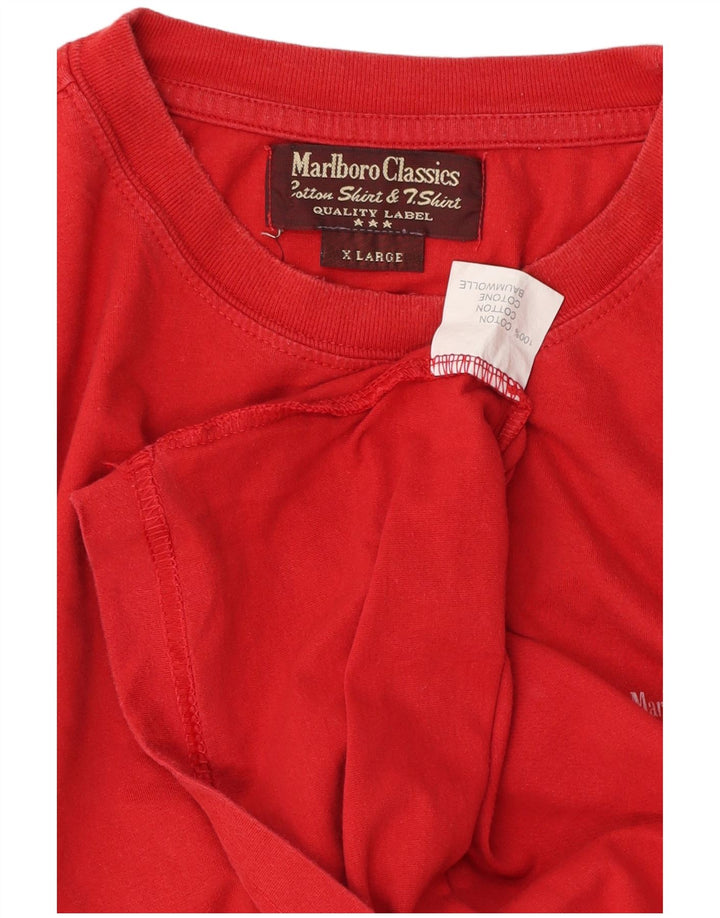 MARLBORO CLASSICS T-Shirt Homme Top XL Rouge Coton