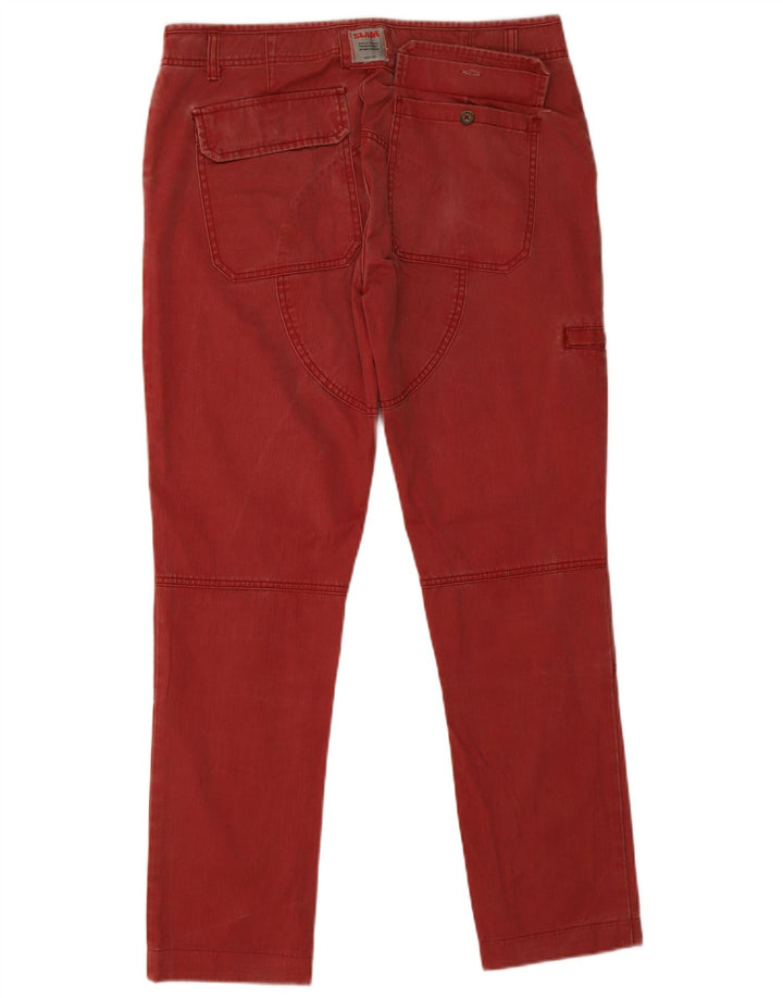 Slam Pantalon Cargo Slim Homme Large W34 L30 Rouge Coton