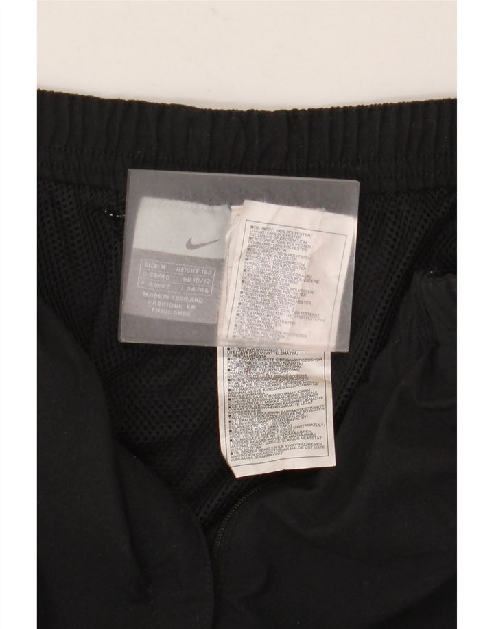 Nike Pantalon Capri Femme UK 10/12 Polyester Colorblock Noir Moyen