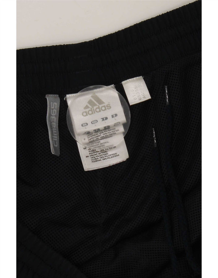 Adidas Short de sport Climalite pour homme en polyester color block Bleu marine Taille L