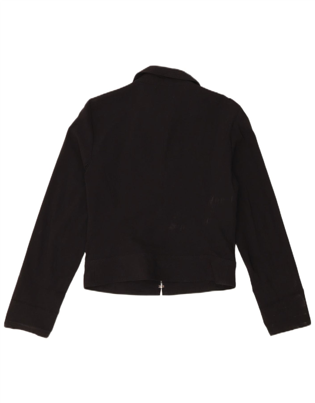 Zara Womens Bomber Jacket UK 14 Large Noir Viscose