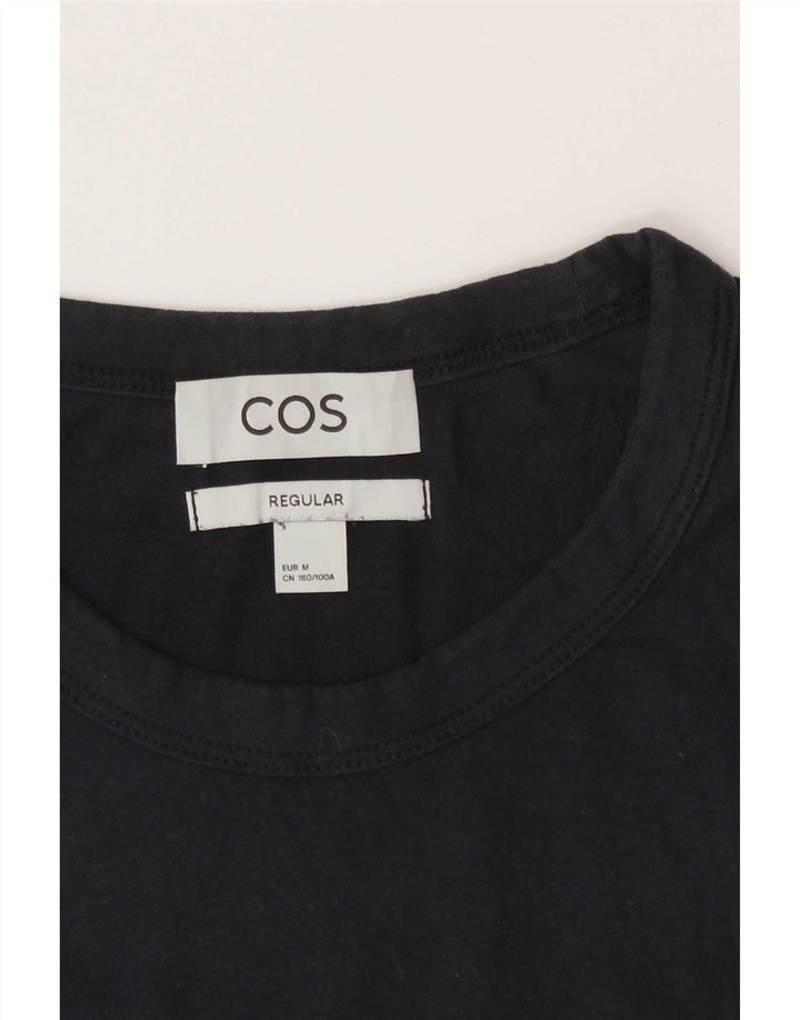 Cos T-Shirt Regular Homme Bleu Marine Moyen