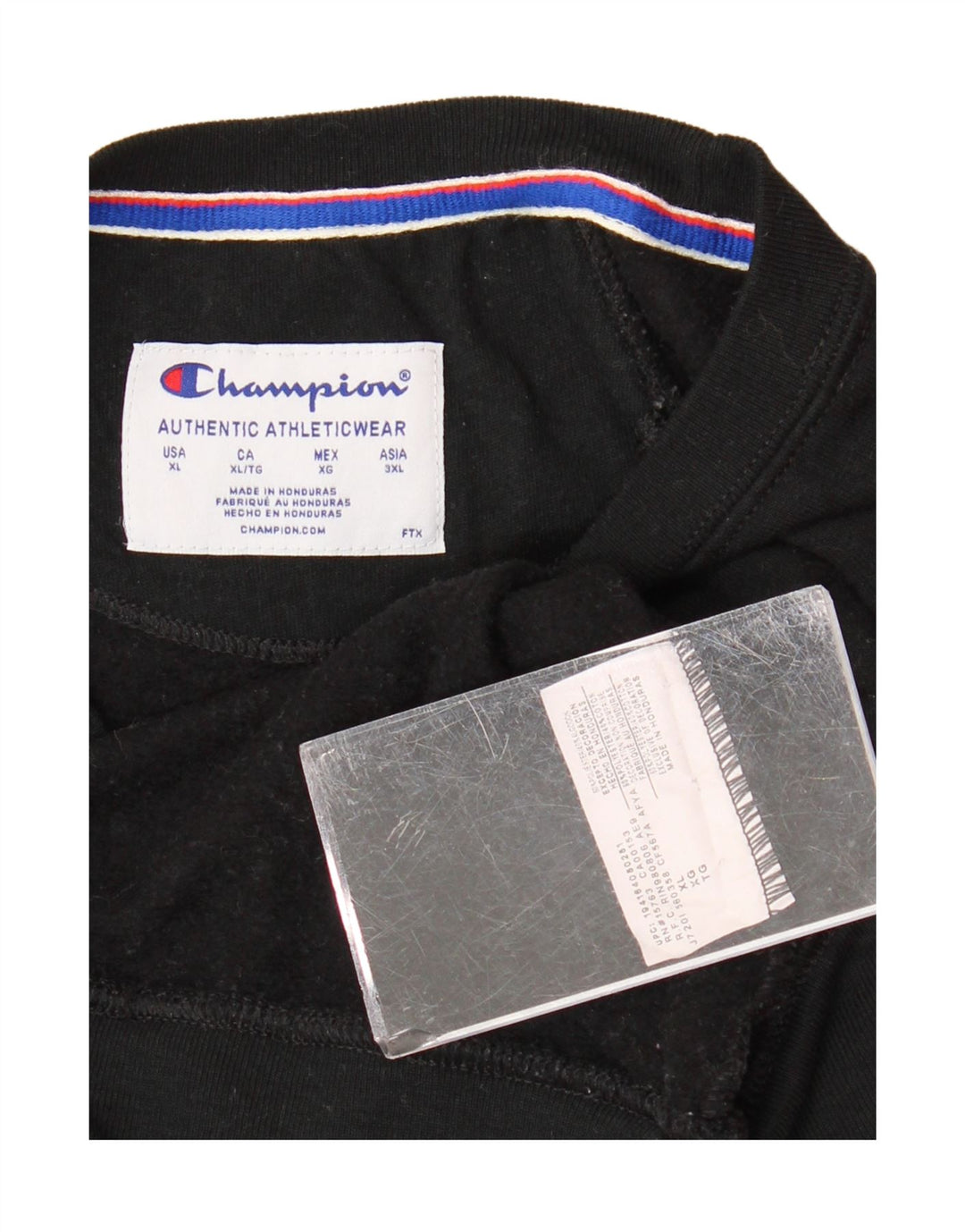 CHAMPION Sweat-shirt graphique pour femme UK 18 XL Noir Polyester