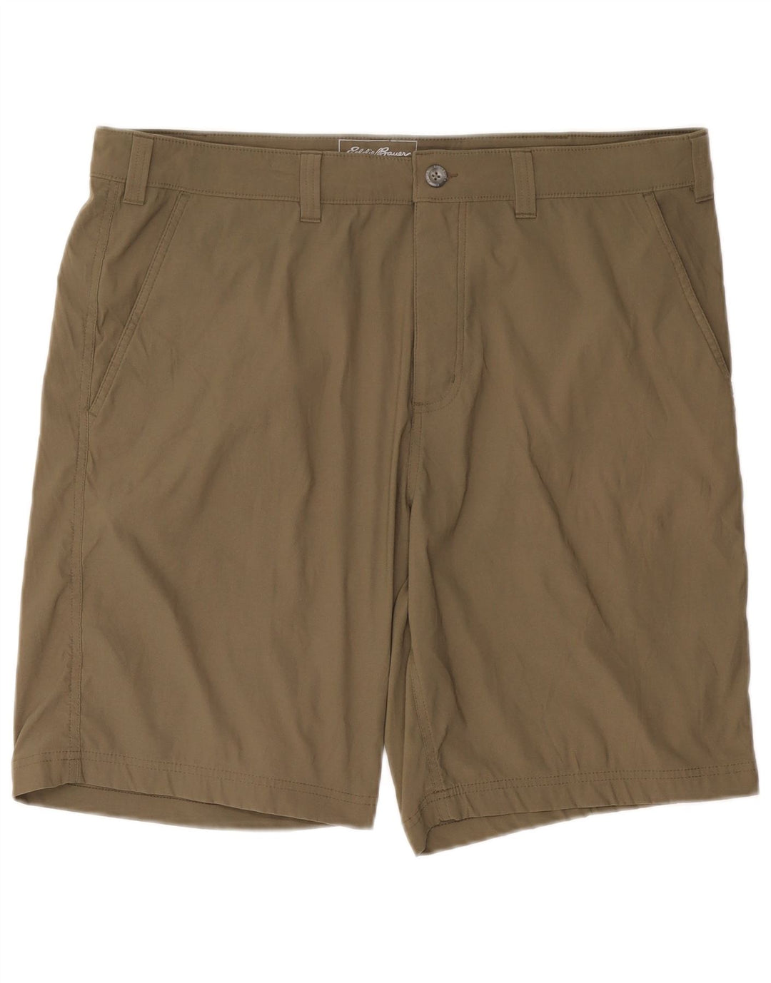 EDDIE BAUER Short Chino Homme W40 XL Kaki Nylon