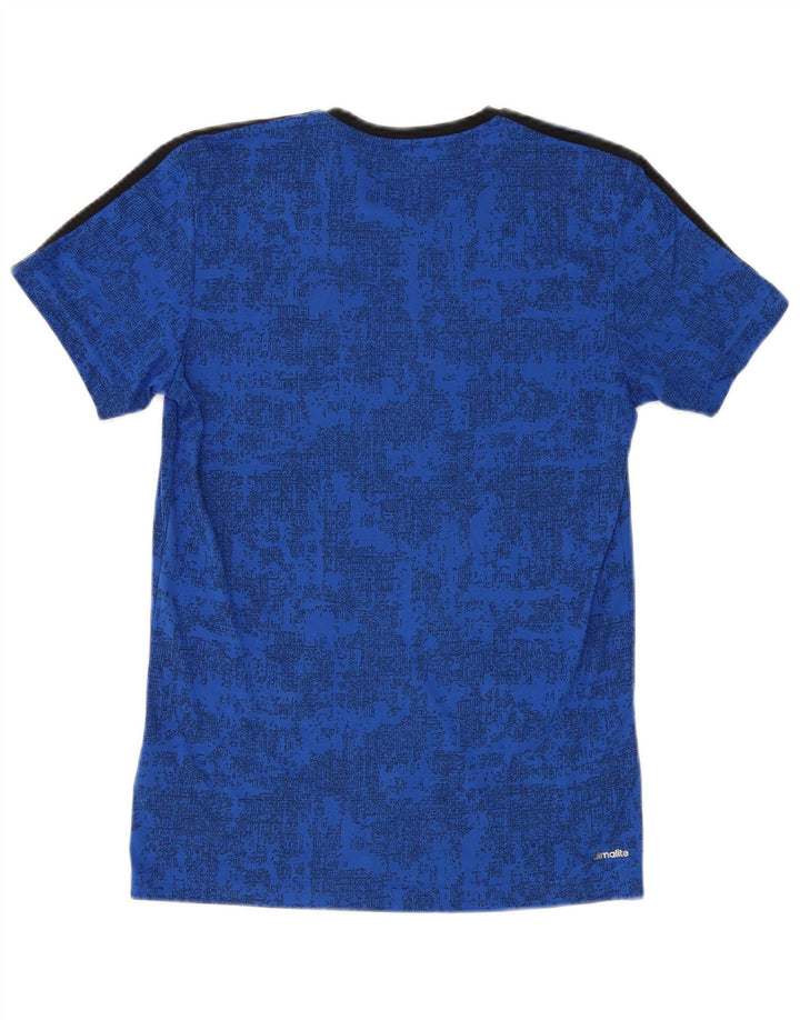 ADIDAS T-Shirt Climalite Homme Bleu Moyen Camouflage Polyester
